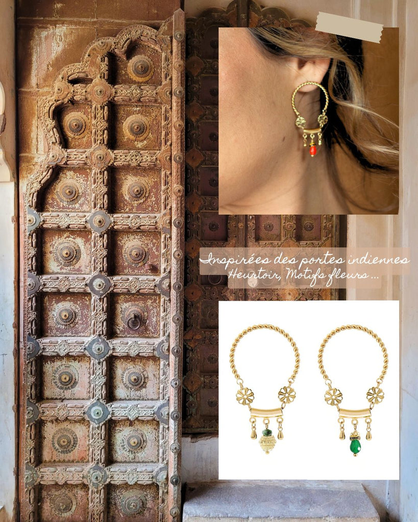 BOUCLES D'OREILLE TORSADE - DEHLI