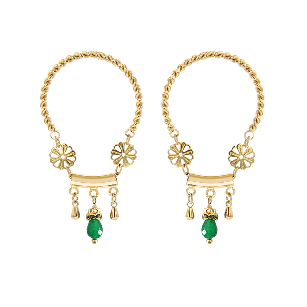 BOUCLES D'OREILLE TORSADE - DEHLI